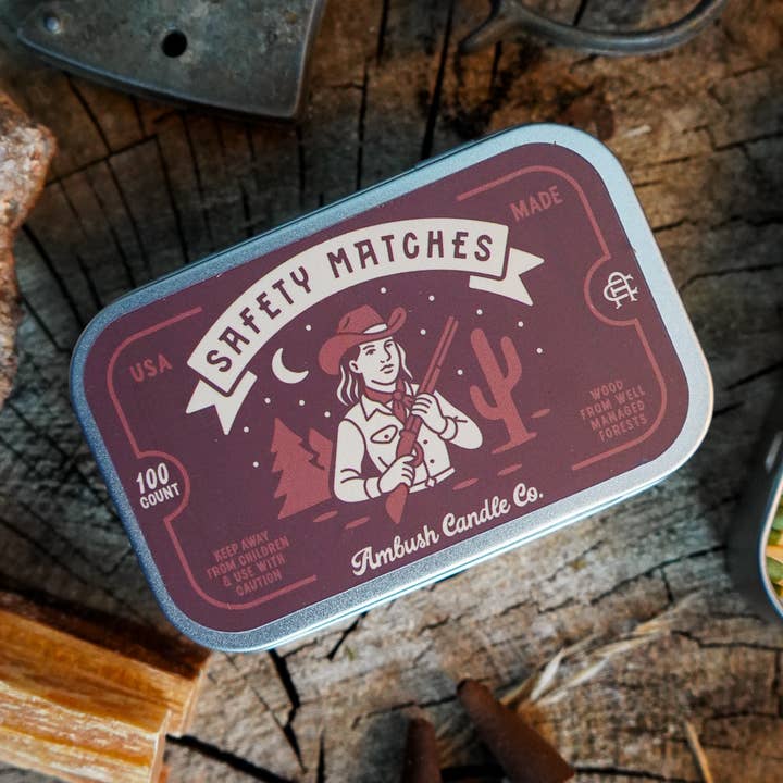 Safety Matches - Moonlit Mesa for wholesale by Ambush Candle Co.
