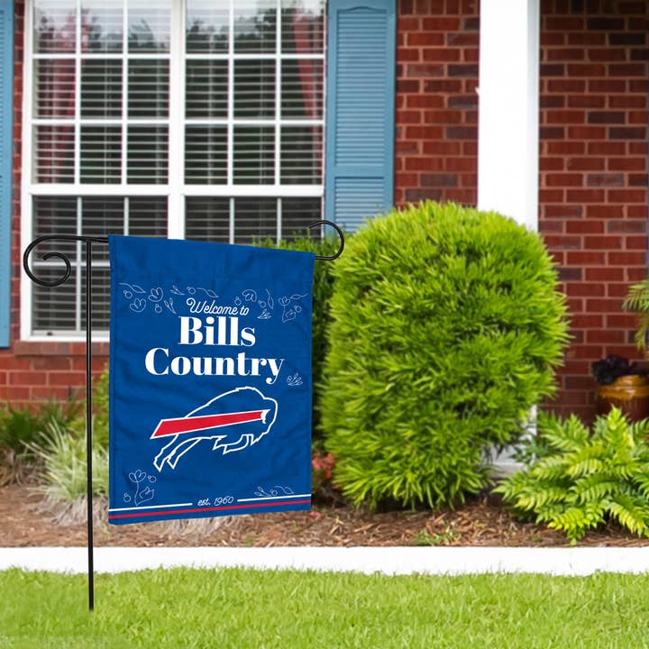 Rico Industries - Wholesale Flag - Buffalo Bills Double Sided Garden Flag1