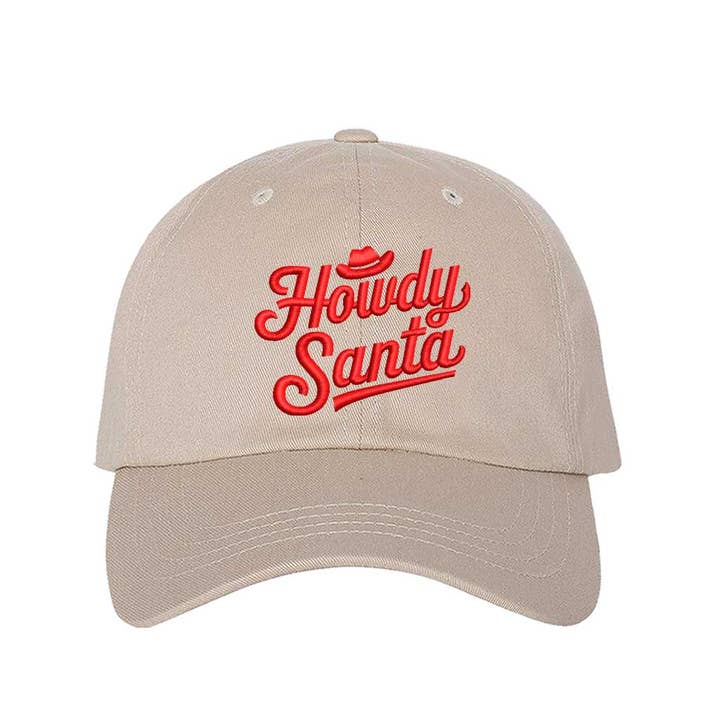 DSY Lifestyle - Wholesale Baseball Cap - Women's - Howdy Santa Cowboy Embroidered Baseball Hat Western Xmas Cap7