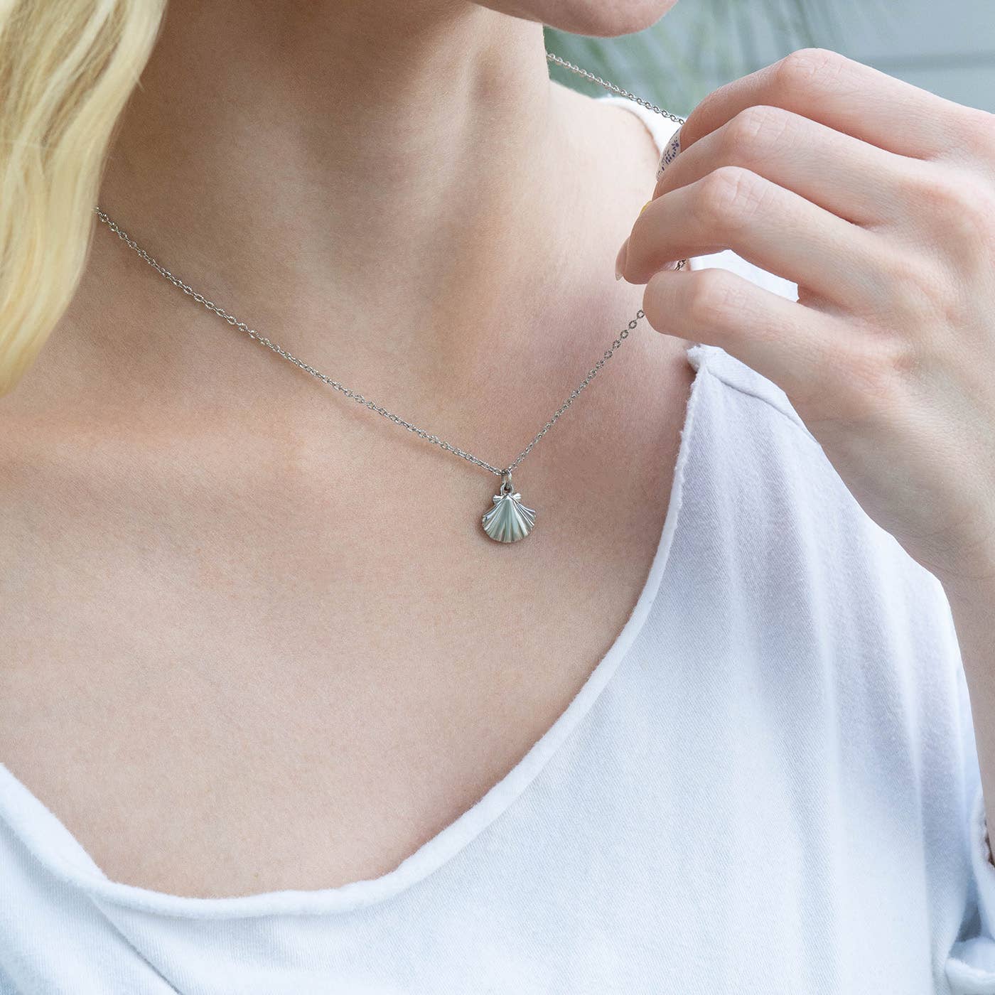 WJW – Engroshandel Led/kæde halskæde – Rustfrit stål krympet oval kæde halskæde2