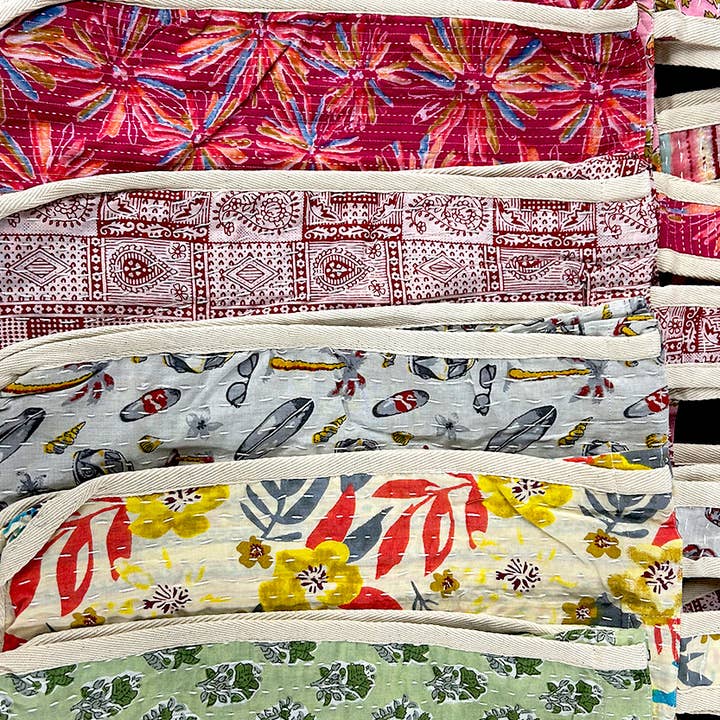 Sevya Handmade – Engroshandel Tote bag - Dame – Kantha indkøbsnet fra Sevya Handmade3