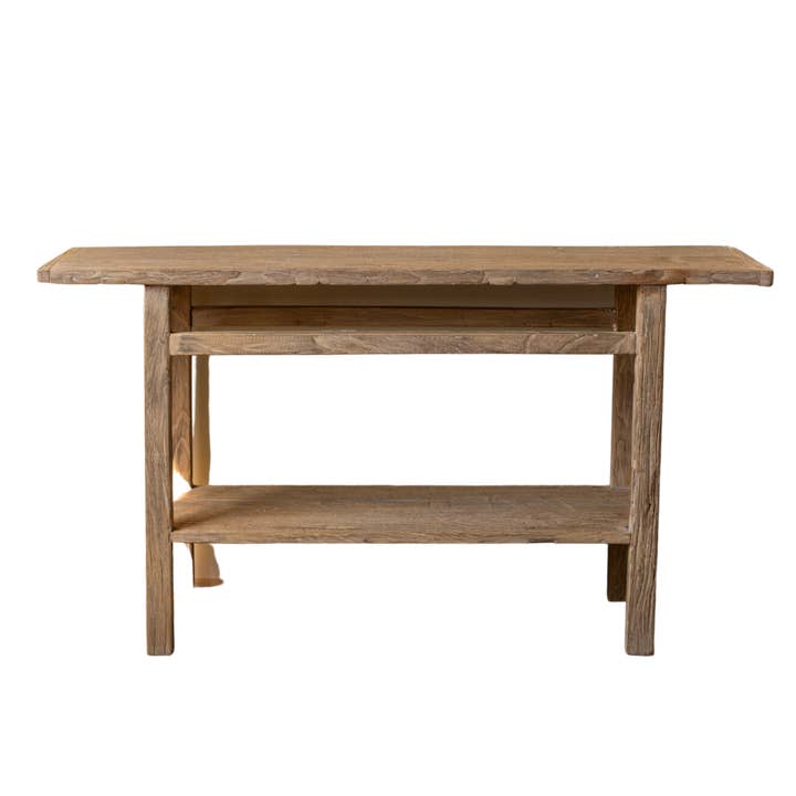 Luxe B Co - Wholesale Console table - Alameda Reclaimed Elm Wood Console Entry Way Table 1