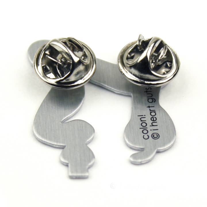 I Heart Guts | Organ Plushies Wholesale - Wholesale Lapel Pin/Button - Colon Lapel Pin - You Move Me