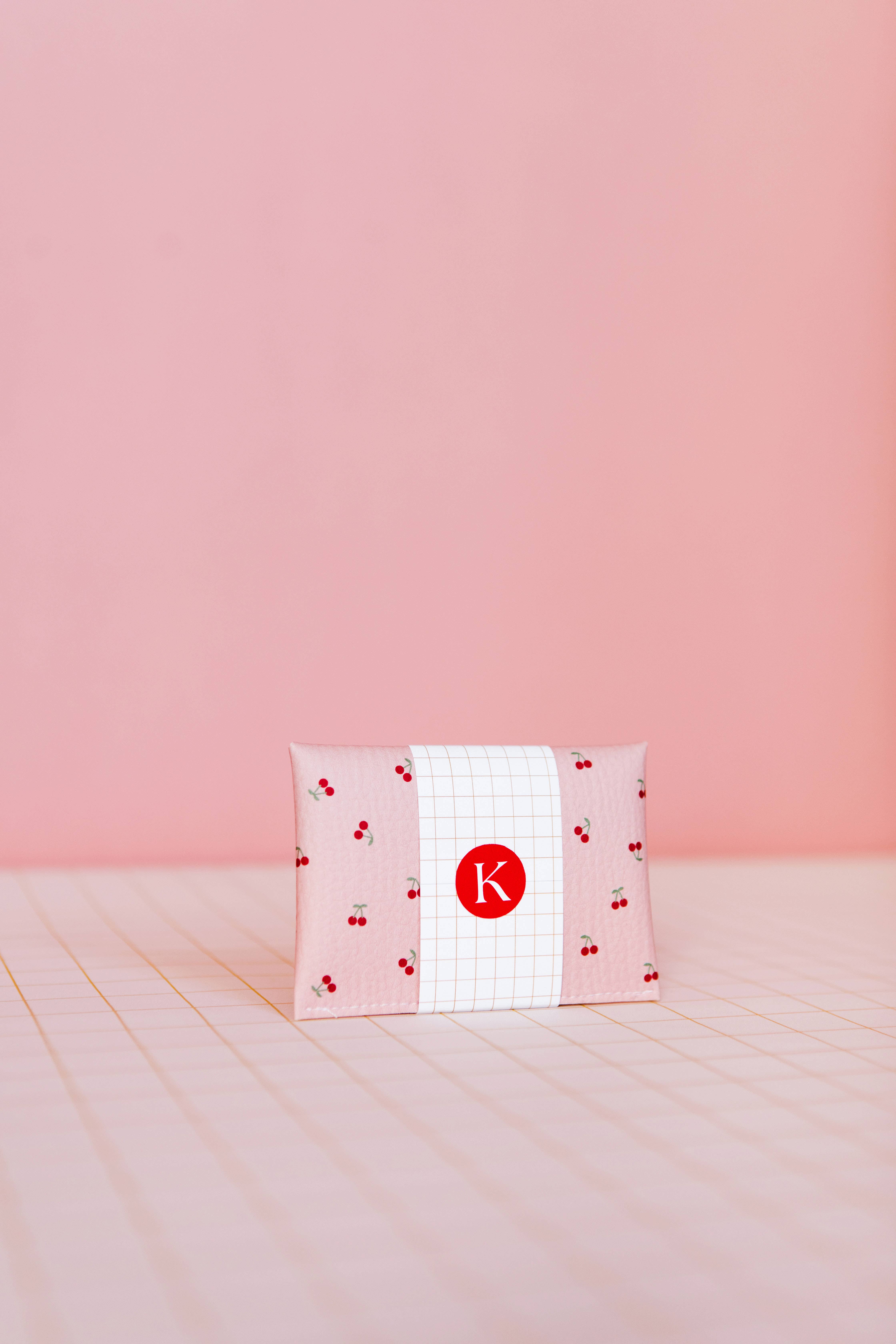 ECKE - Vente Porte-cartes – femme - Portefeuilles à cartes roses Cerezas3