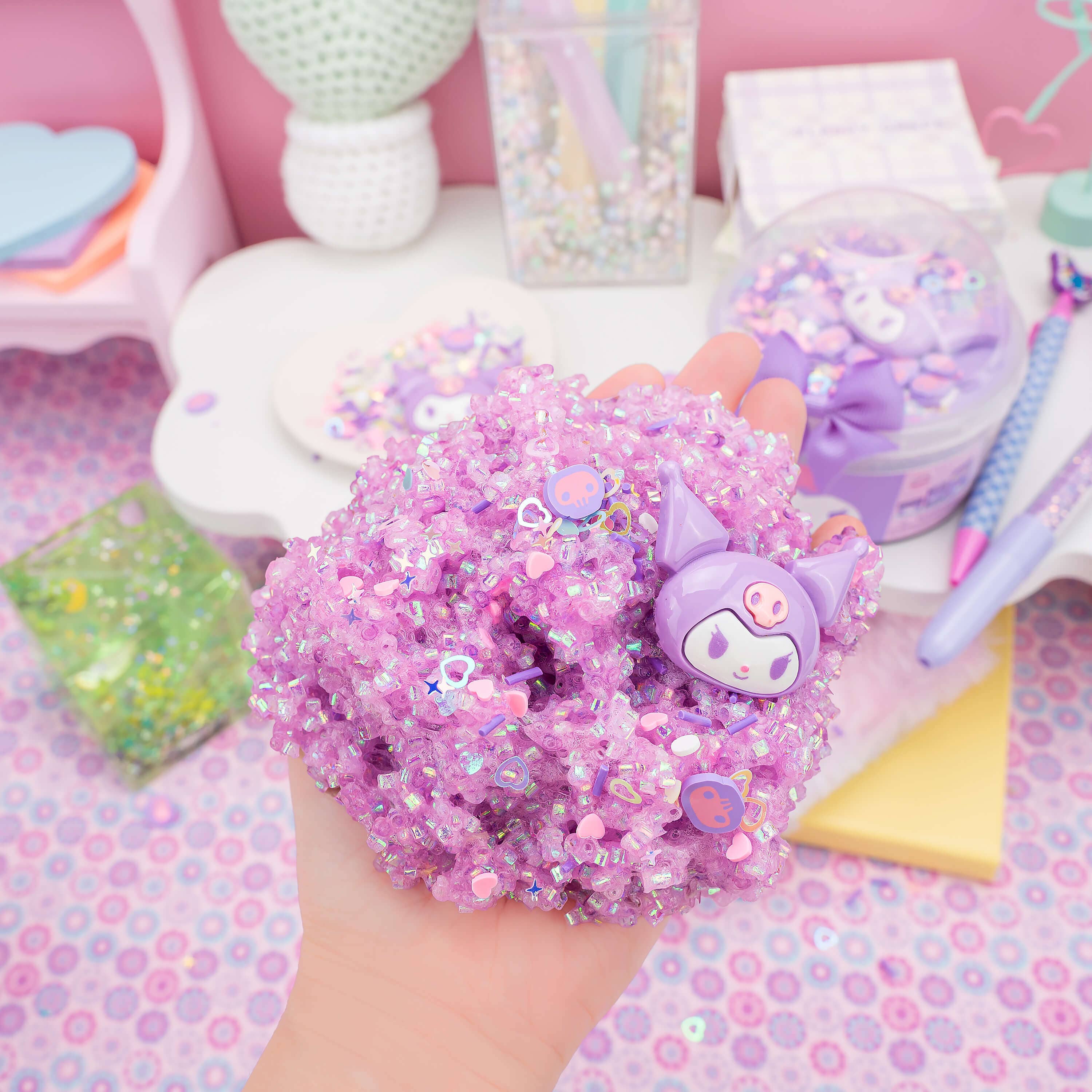 Kawaii Slime Company - Wholesale Putty/Slime - Kids - Kuromi™ Crunchy Slime (4pcs/case)4