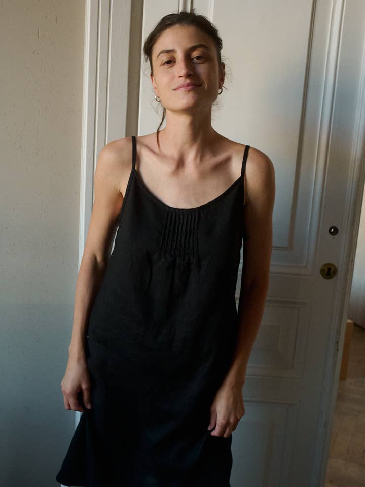 Slip Dress - Linen Nightgown for wholesale by Linenfox