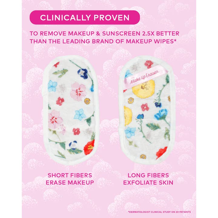MakeUp Eraser - Wholesale Makeup Remover - Wildflower Mini PRO MakeUp Eraser
