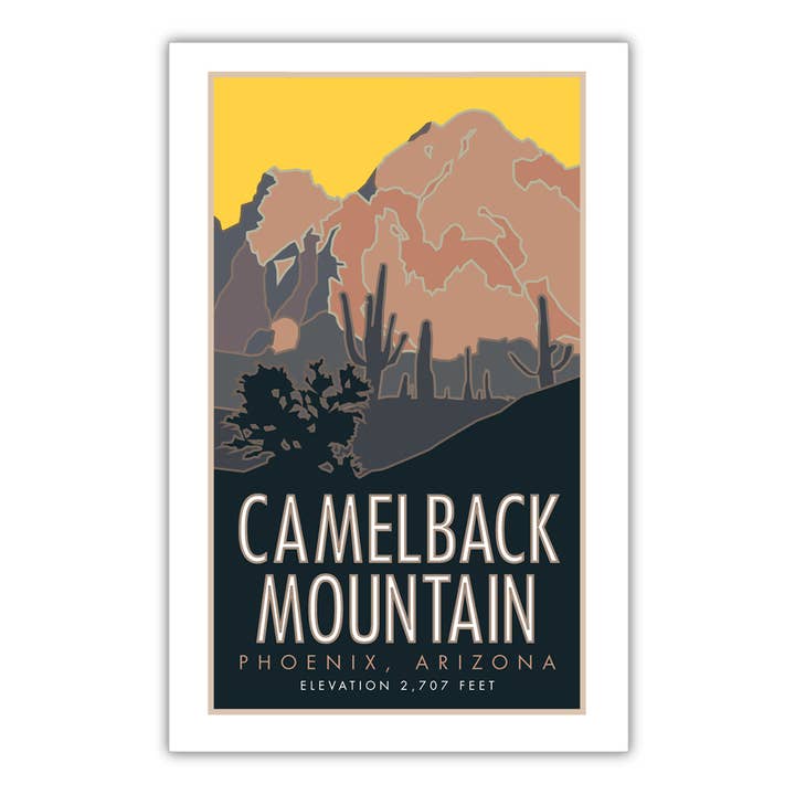 Camelback Mountain, Arizona - Pósters para venta al por mayor de Travel Posters by M&W Design Co.