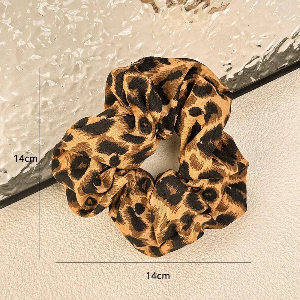 BYREN | ÉLINE L'ATELIER – wholesale Hair accessories set – Women’s – Leopard scrunchie FQ34