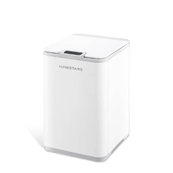 Square Motion Sensor Trash Can 2.6 Gallon | DZT-10-35 for wholesale by NINE STARS