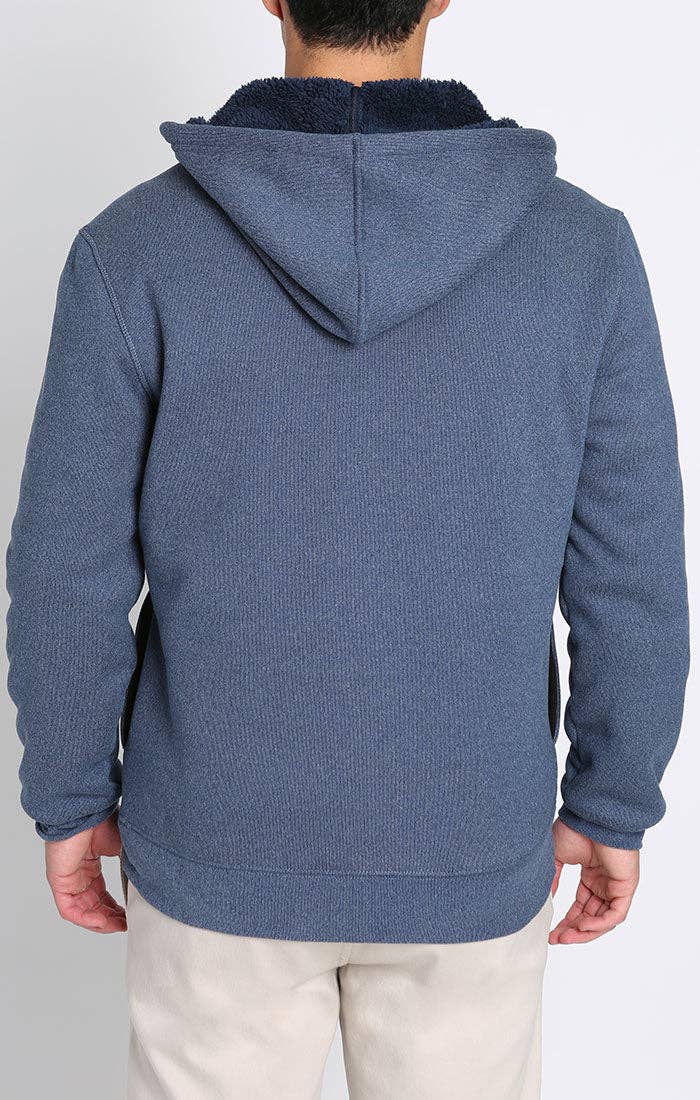 JACHS NY - Wholesale Hoodie - Men's - Sherpa Lined Ultra Soft Ribbed Hooded Henley1