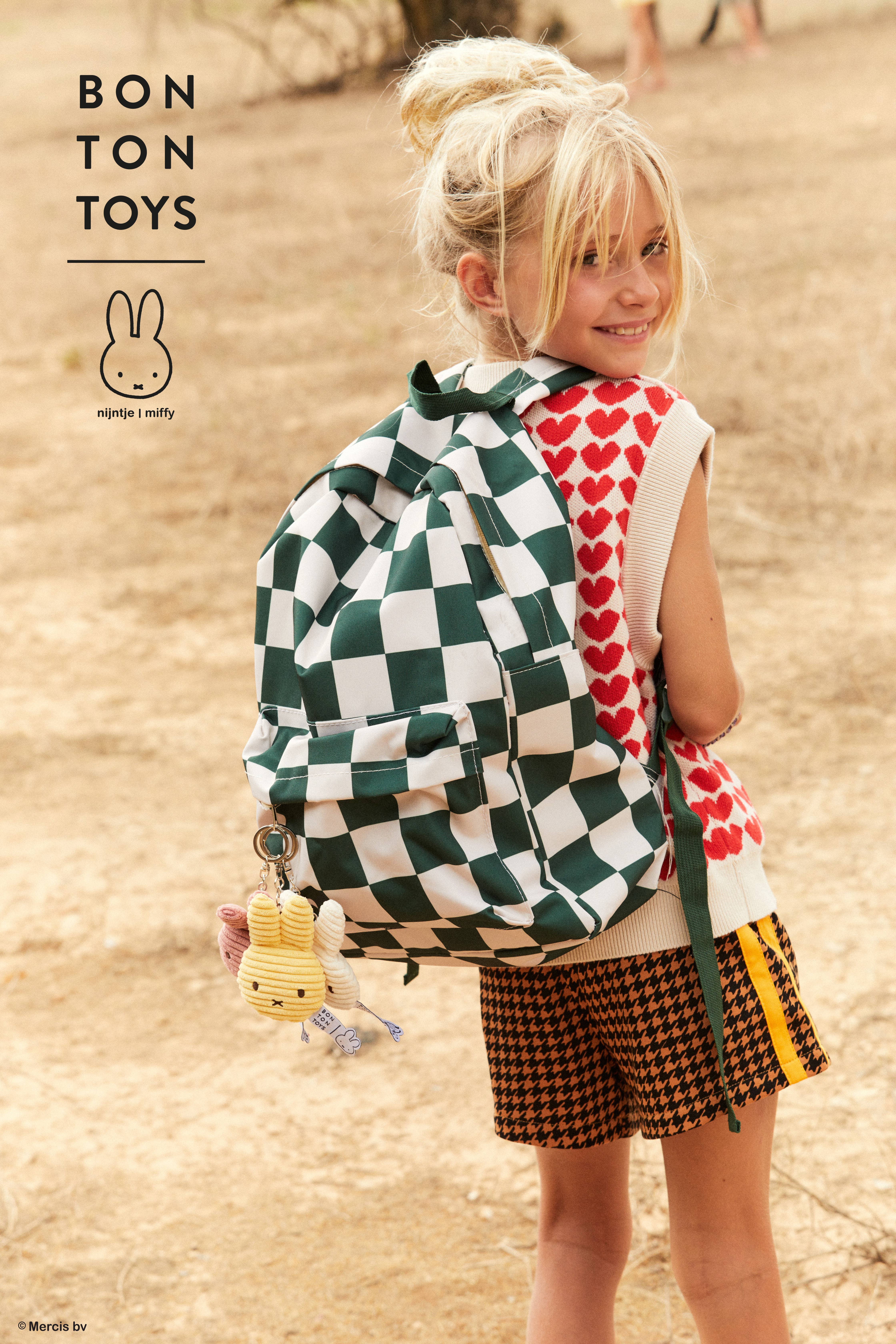 Miffy by S-c Brands - Wholesale Keychain - Kids - Miffy Flat Keyring Corduroy ECO White 10cm2