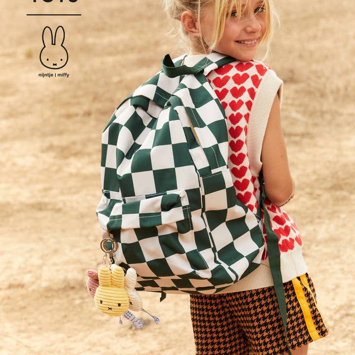 Miffy by S-c Brands - Wholesale Keychain - Kids - Miffy Flat Keyring Corduroy ECO White 10cm2