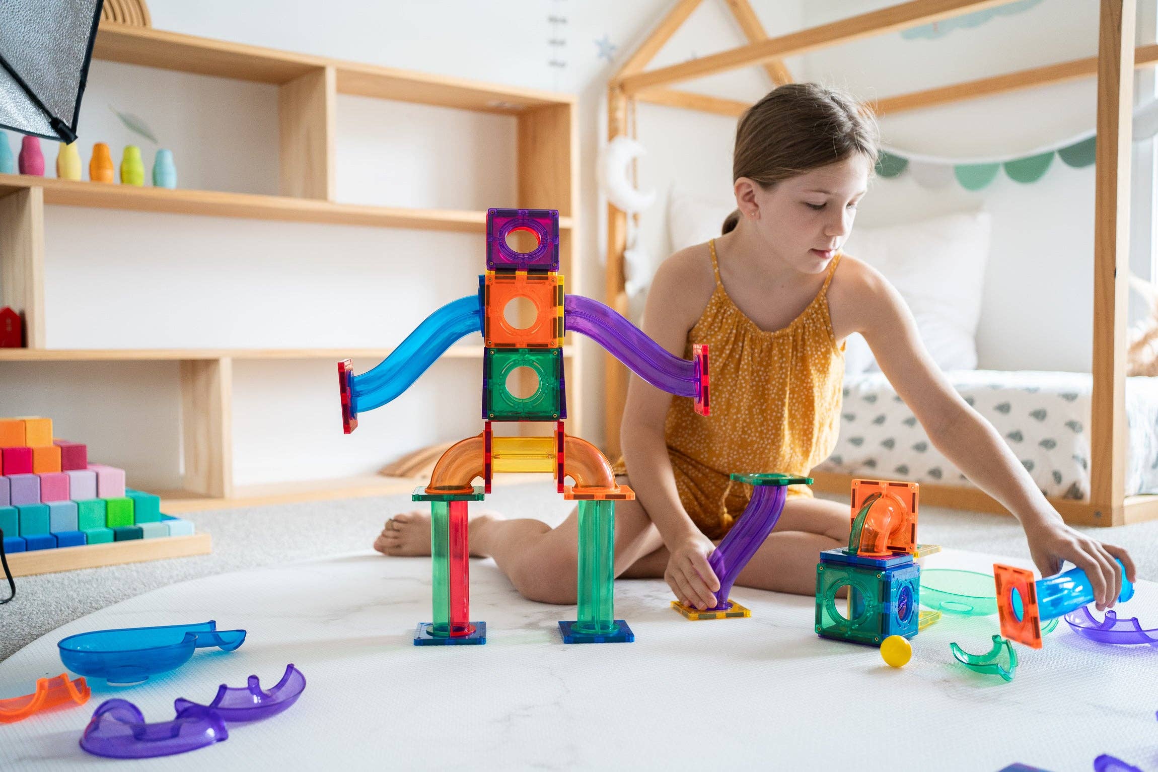 Learn and Grow Toys – Großhandel Baukasten – Kinder – Learn and Grow Toys Magnetische Kugelbahn – Erweiterungsset2