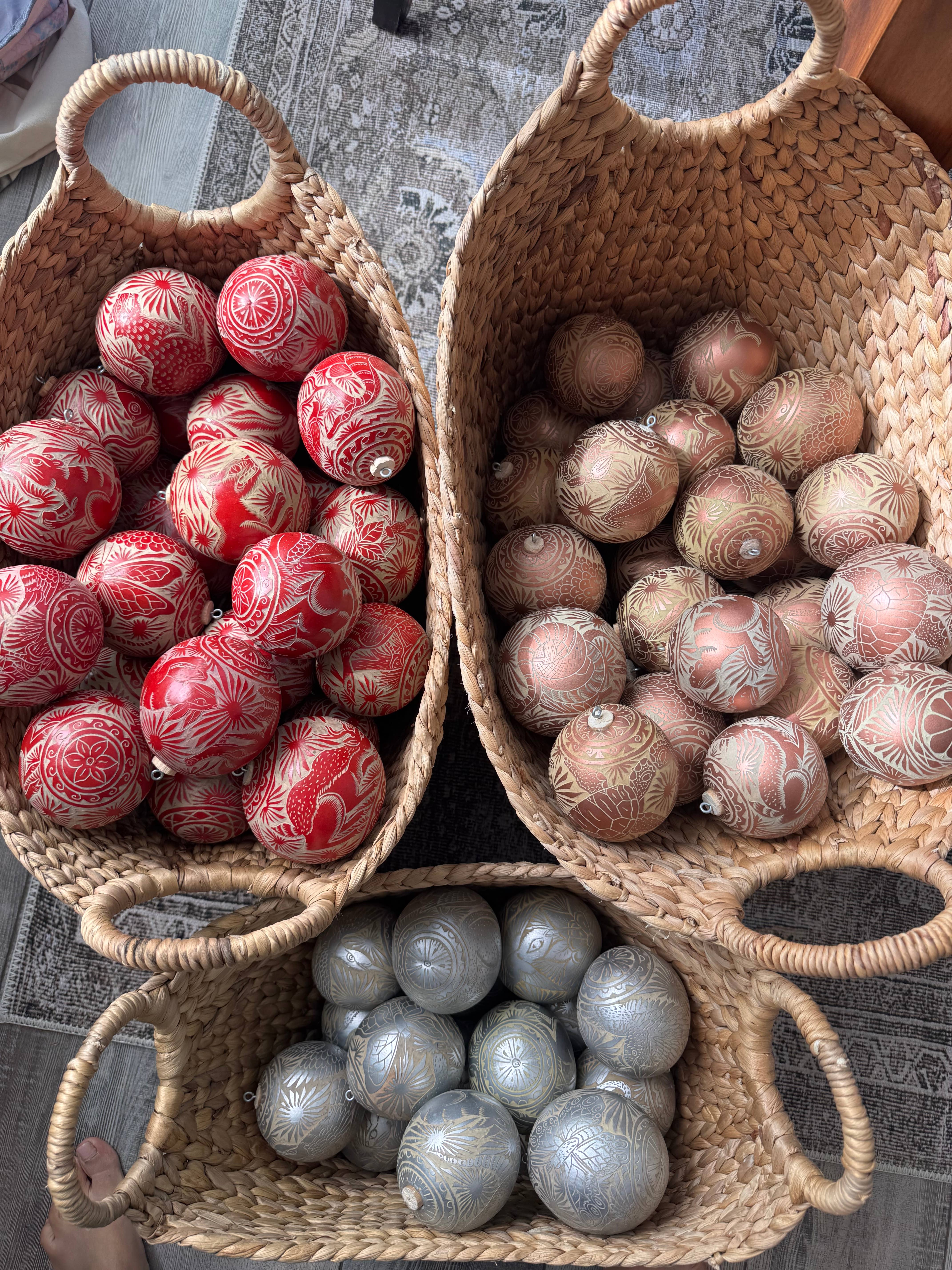 Origin Mexico - Wholesale Ornament - Handmade Christmas Ornaments, Handcrafted Tree Ornament14