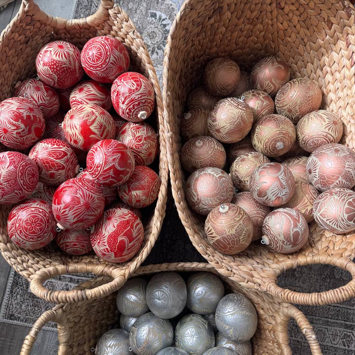 Origin Mexico - Wholesale Ornament - Handmade Christmas Ornaments, Handcrafted Tree Ornament14