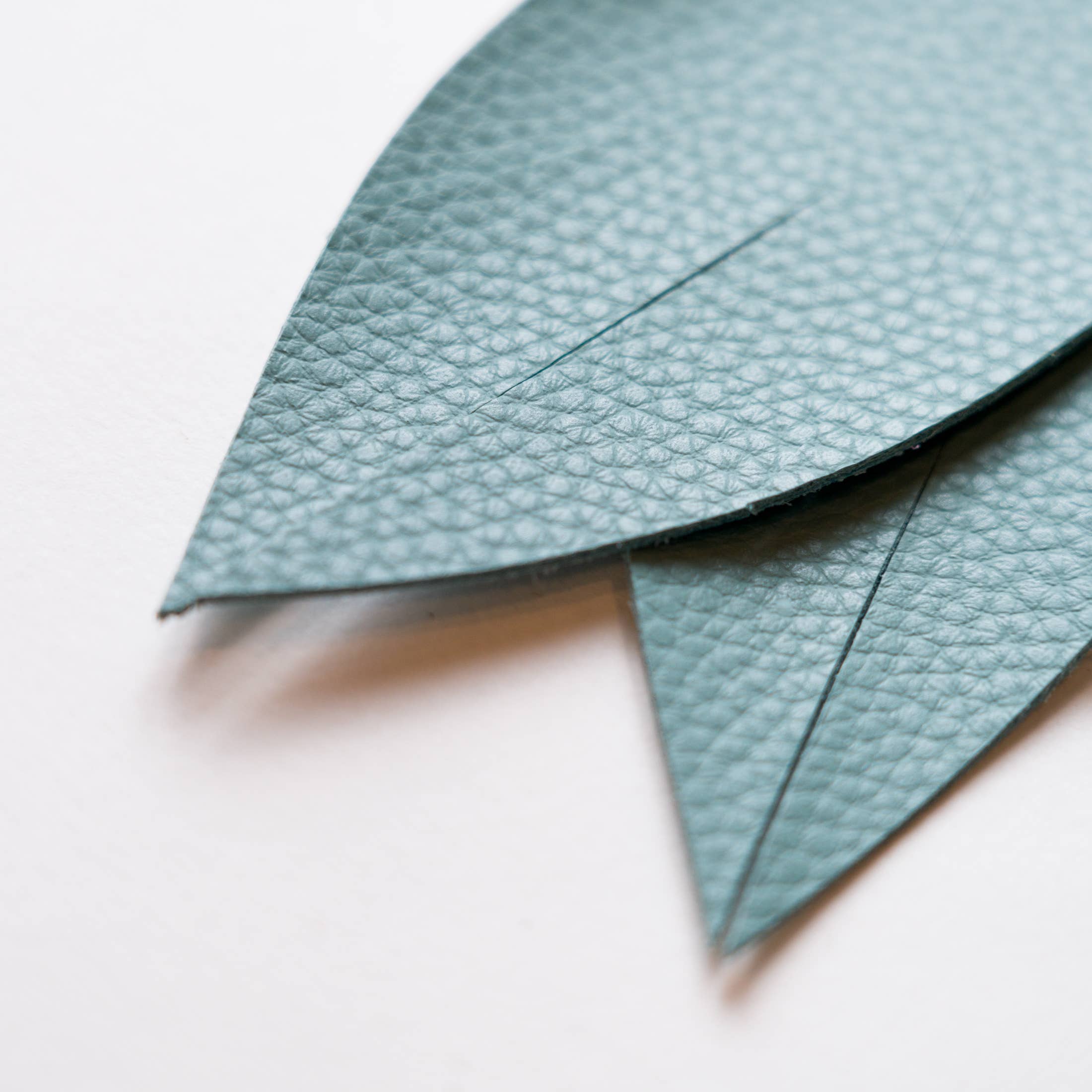 Waterloo Style - Wholesale Dangle Earrings - The SoCo Sea Foam Leather Earrings4