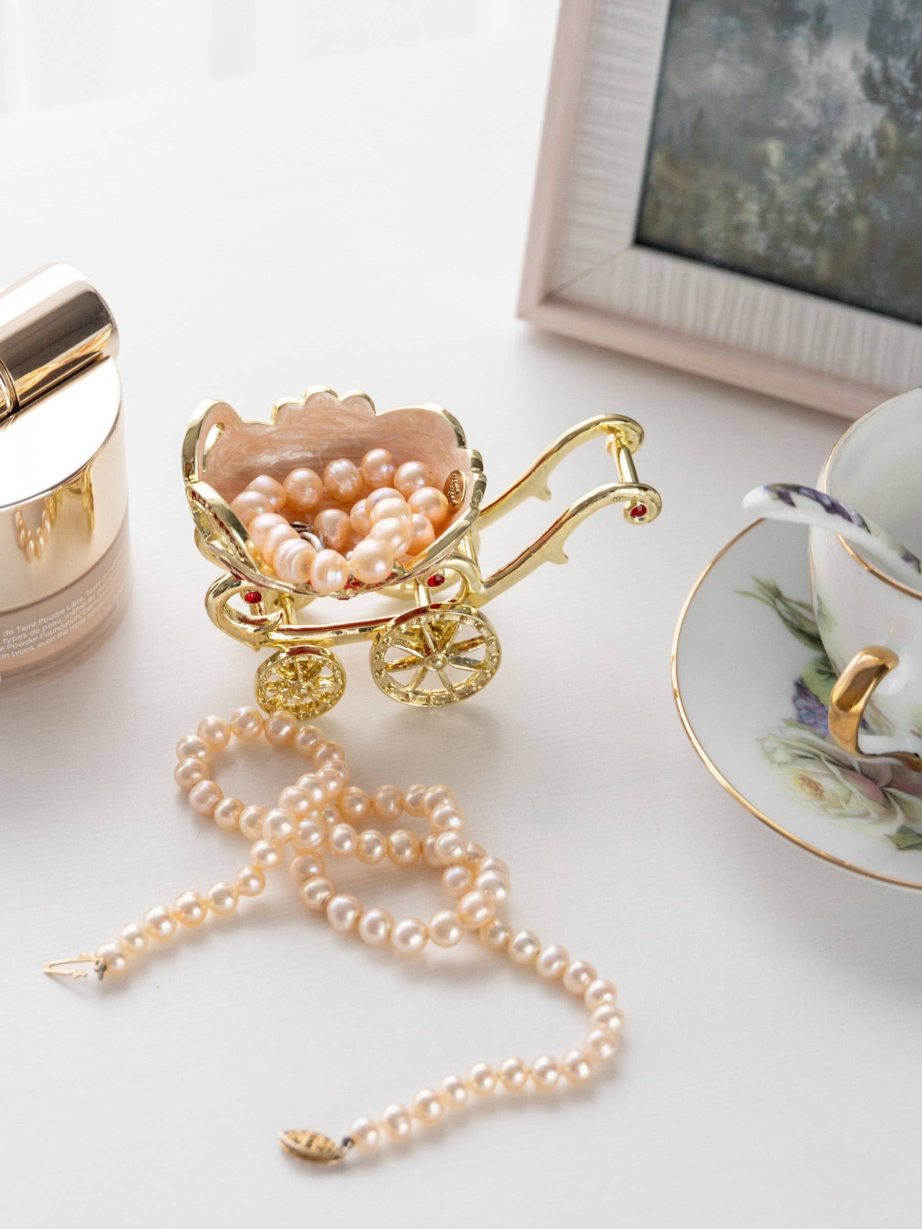 Keren Kopal - Wholesale Jewelry Box/Organizer - Red vintage Baby Carriage Trinket Box stroller8