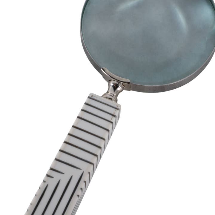 Sagebrook Home - Wholesale Decorative Tabletop Object - Glass Geometric Magnifying Glass Sculpture - Black, 10 in.8