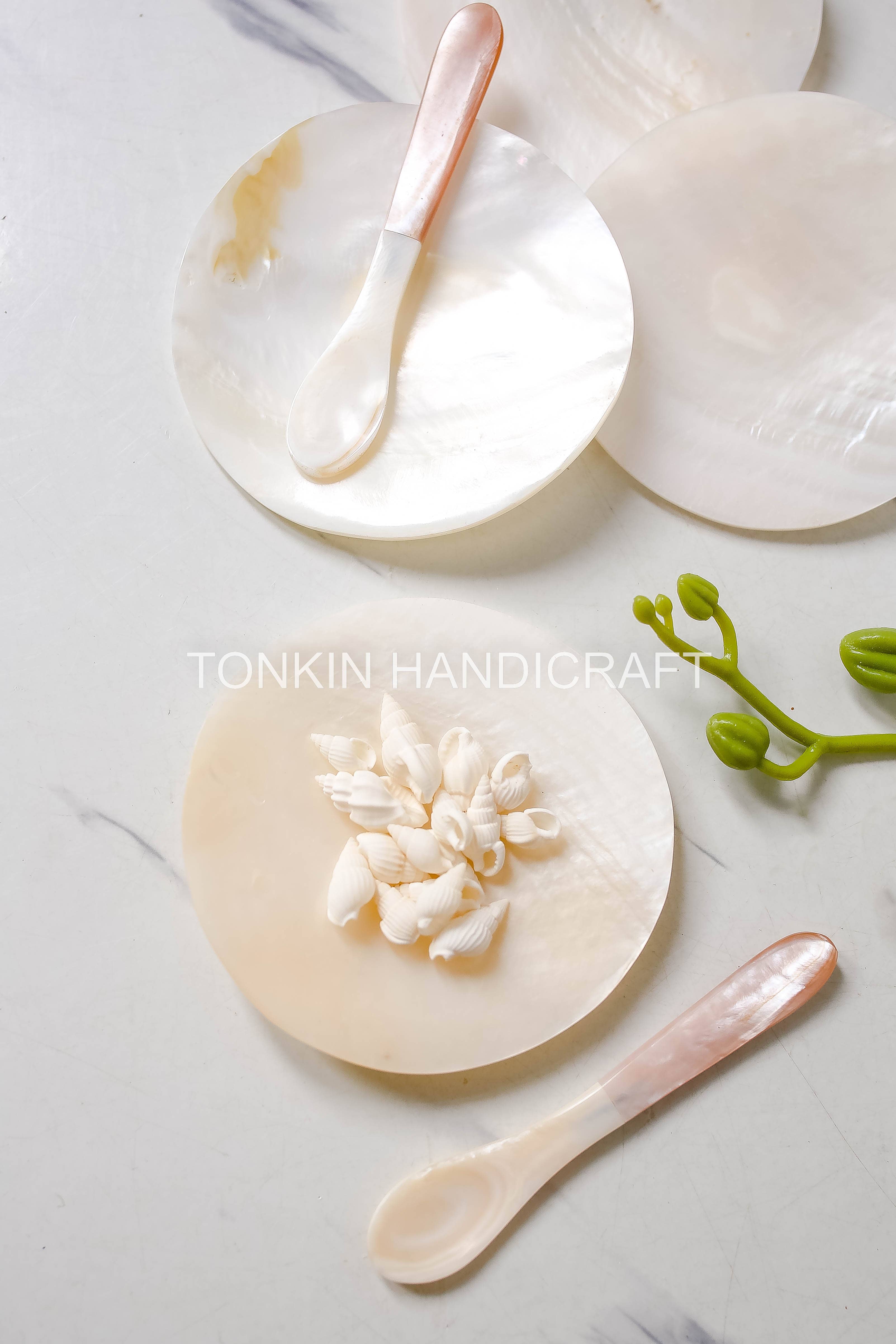 Tonkin Handicraft - Wholesale Serving Plate - Mother of Pearl Caviar Plate 52