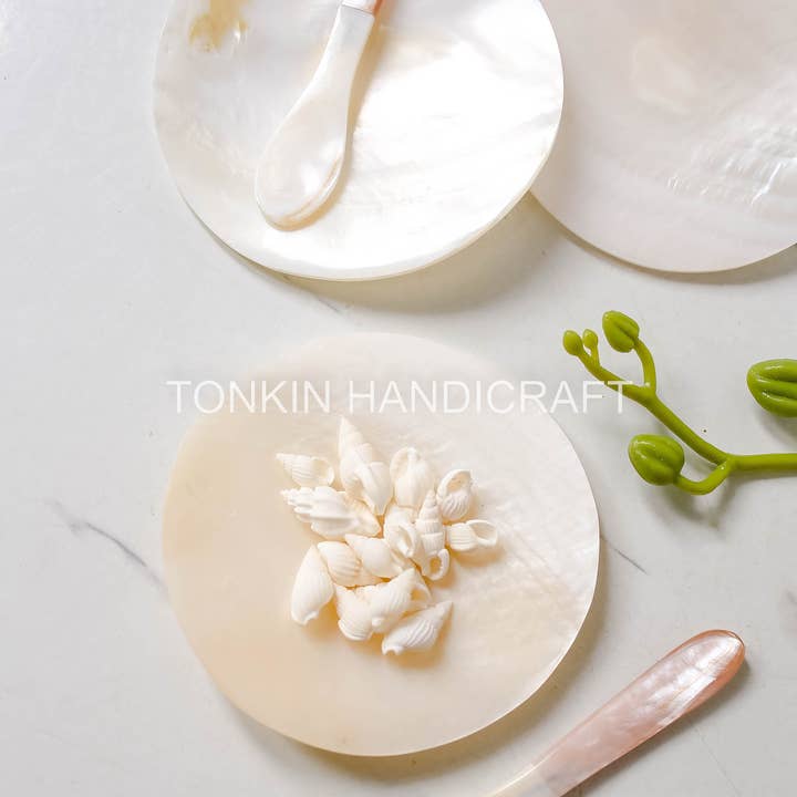 Tonkin Handicraft - Wholesale Serving Plate - Mother of Pearl Caviar Plate 52