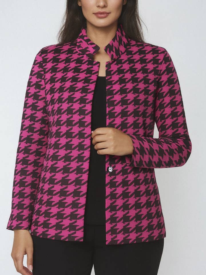 J'envie - Wholesale Jacket - Women's - The Glasgow Houndstooth Jacket