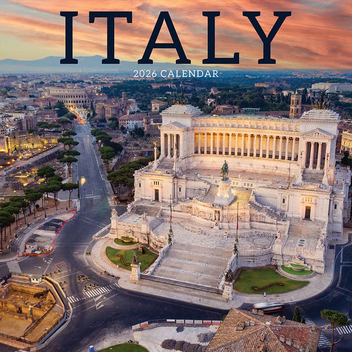 2026 Italy Wall Calendar for wholesale by TF Publishing - Paper Goods