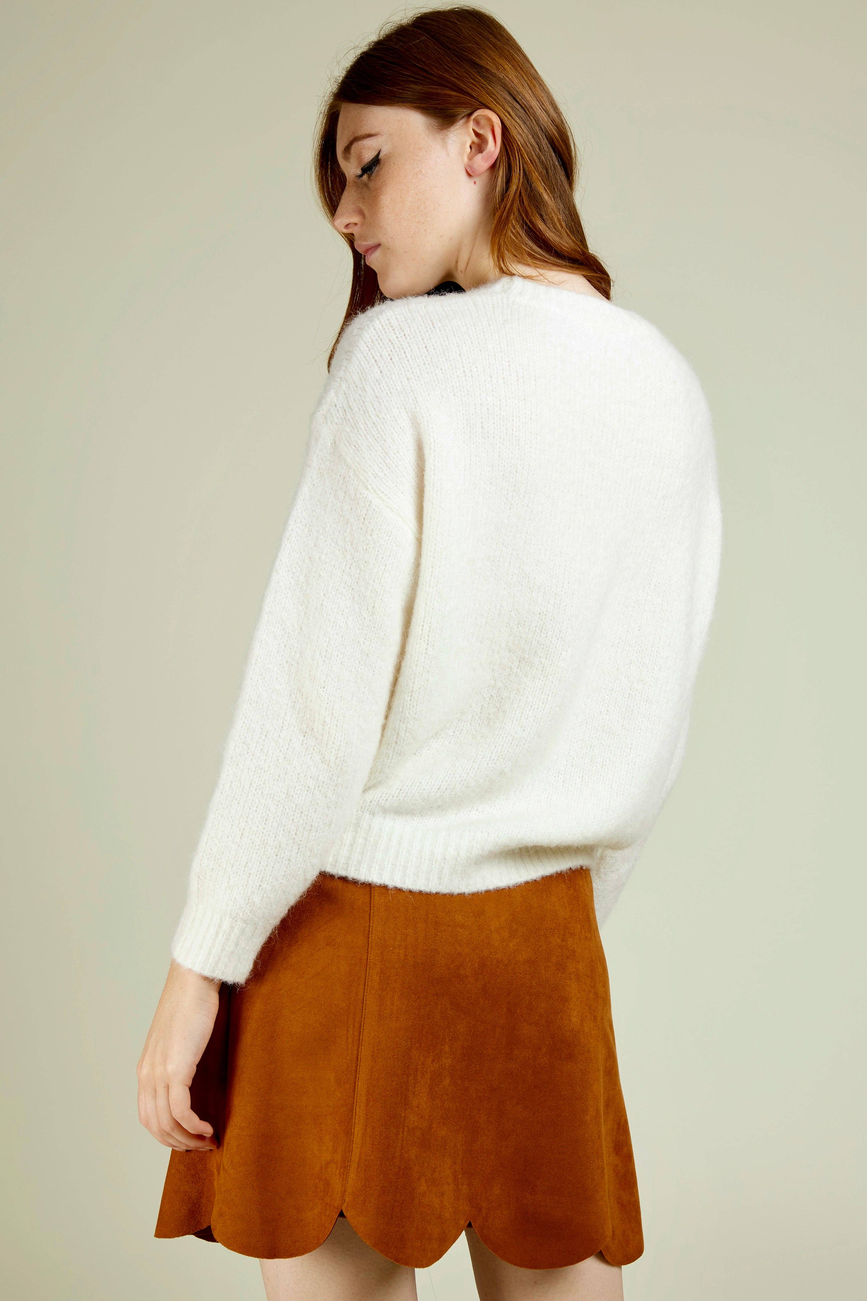 Andy & Lucy - Vente Jupe – femme - JOHAN - Jupe courte en suedine coupe tulipe11