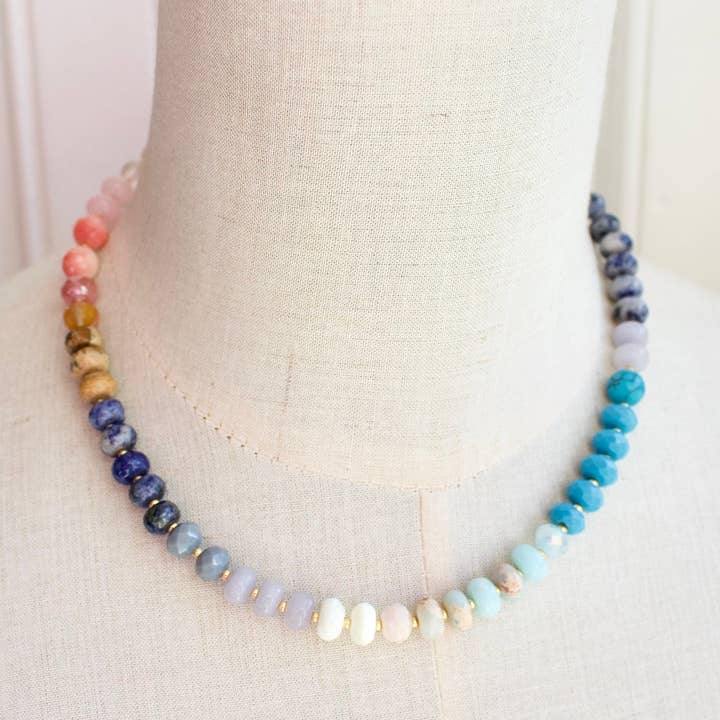 a.v. max - Vente Collier de perles - Collier Gemma Rondelle Medium