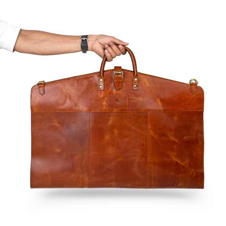 Vintage Crunch Bag | Suit Cover | Genuine Leather(Pre-Order) for wholesale by House of Kraft Jewelry & Accessories