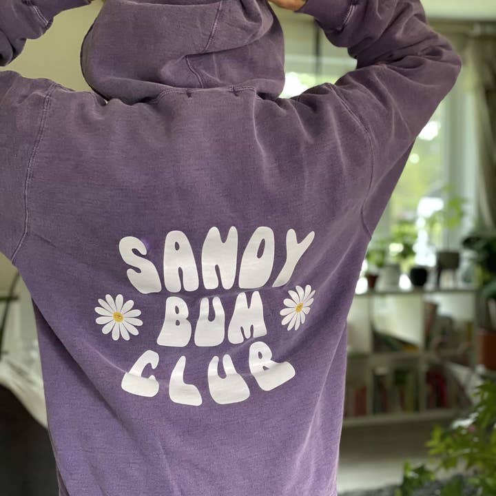 Planks Canada - Wholesale Hoodie - Women's - Purple Sand Sandy Bum Club Hoodie