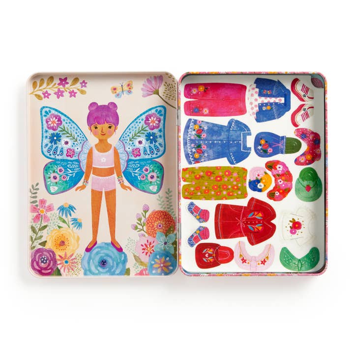 Chronicle Books - Wholesale Toy Set - Kids - Butterfly Bliss Magnetic Dress-up