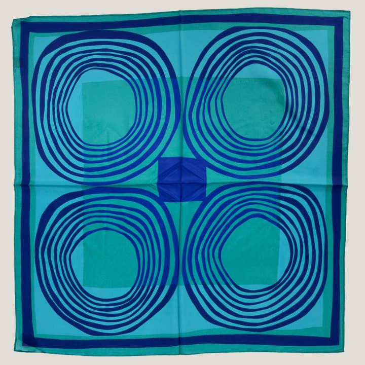 Ripple Scarf 100% Silk for wholesale by Voyager Silk