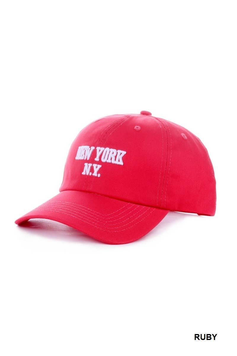 Vanilla Monkey - Wholesale Baseball Cap - Women's - New York Embroidered Cotton Baseball Cap4