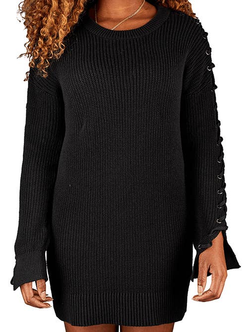 PULL À LACETS À ŒILLETS POUR FEMMES pour la vente par Coupe Collection