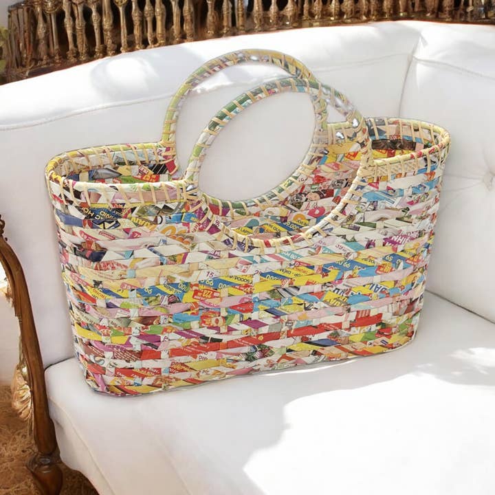 Shopping / Handbag - Recycled Paper for wholesale by The Upcycled Paper Company