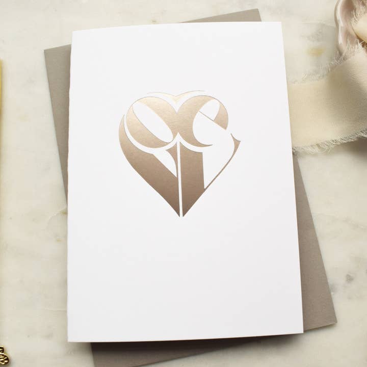 Love Heart Card for wholesale by Jennifer Tune