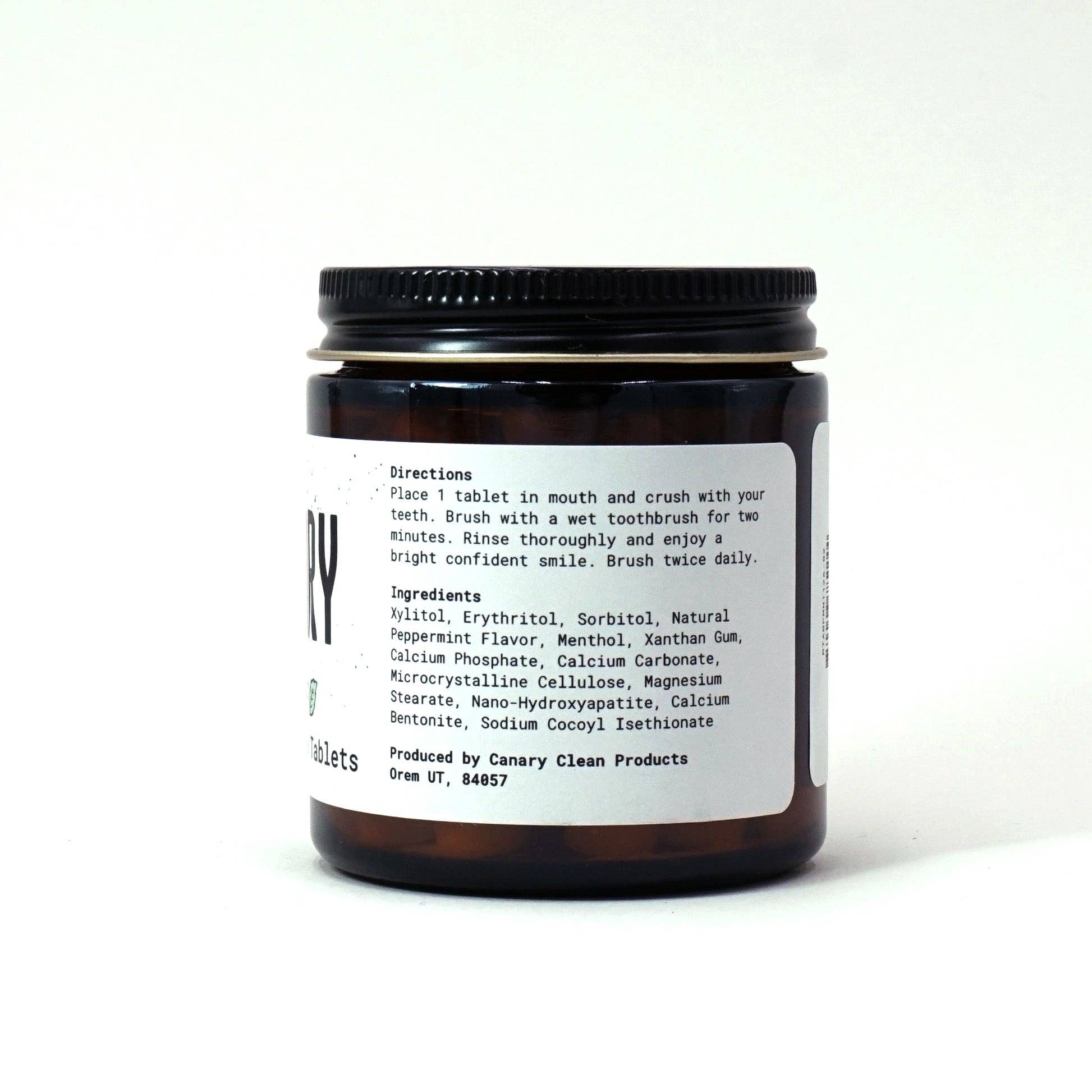 Canary Clean Products - Wholesale Toothpaste - Peppermint Toothpaste Tablets2