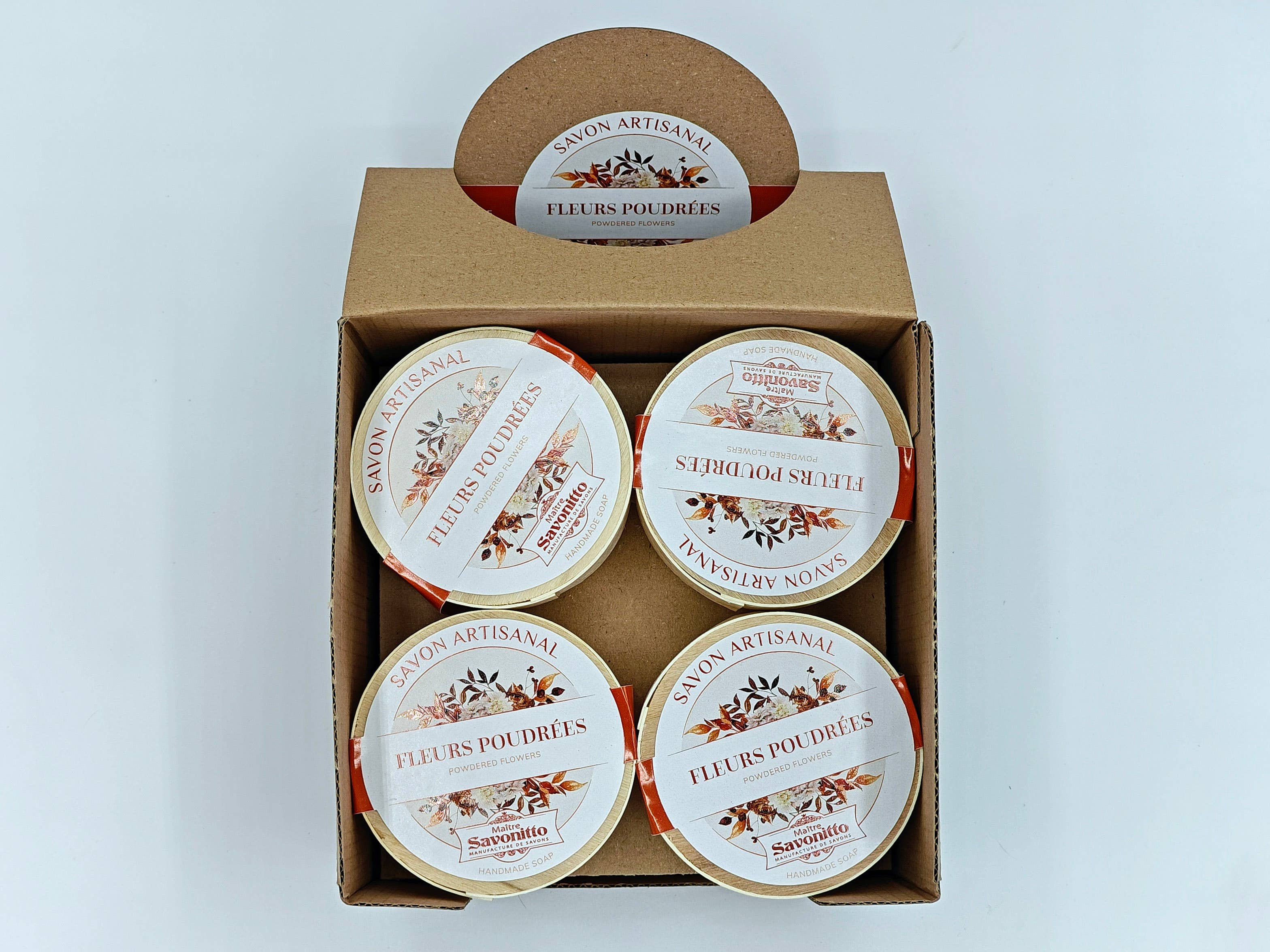 La Belle France - Vente Pains de savon - Savon rond français dans une boîte en bois (100 g)15