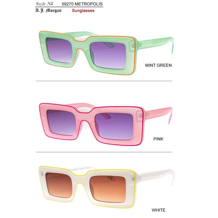 A.J. Morgan - Wholesale Sunglasses - Women's - METROPOLIS - Sunglasses