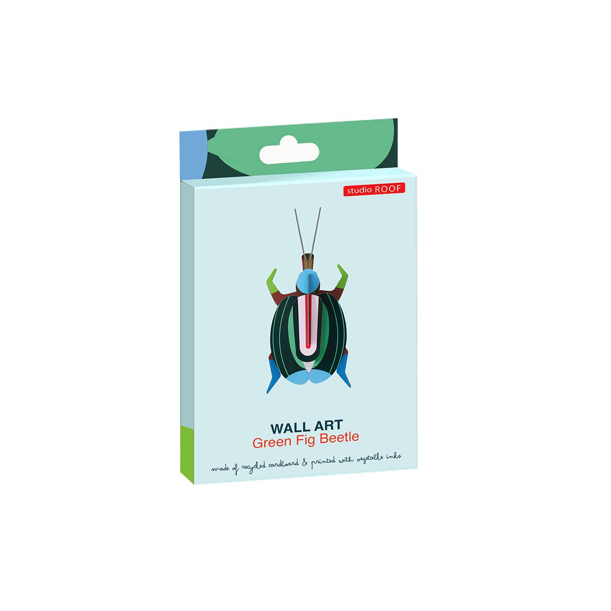 Until Pty Ltd - Wholesale Wall Accent - Studio Roof Wall Art Beetles (B7) Green Fig Beetle2