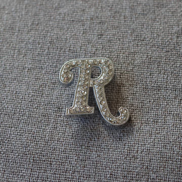 DrifWoo - Wholesale Brooch - Rhinestone Initial Letter Clip – Personalized Gift Charm7