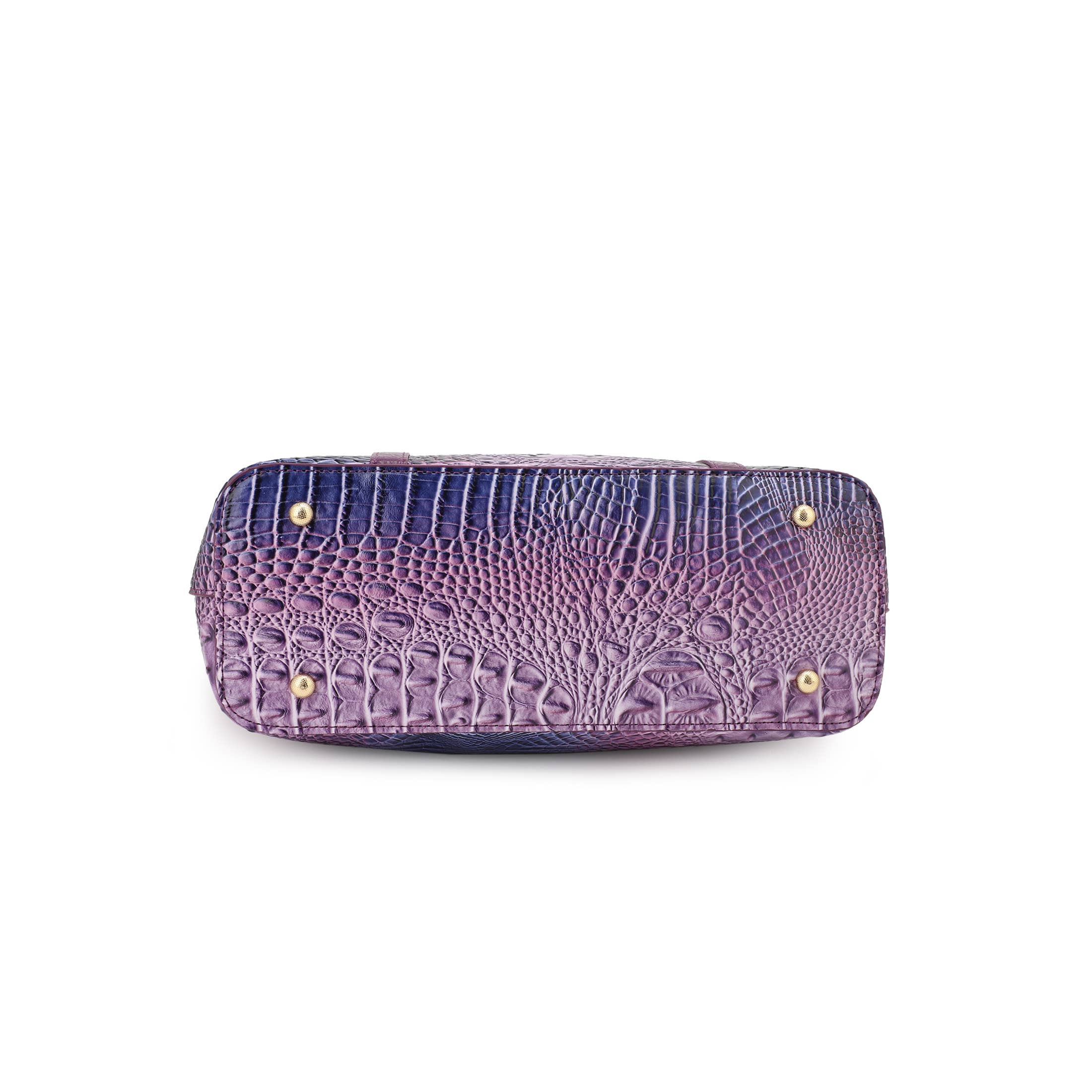 KAYLA+AVA – Großhandel Tragetasche – Damen – 3-IN-1-TRAGESATZ MIT CELESTINE CROC-PRÄGUNG IM OMBRE-DESIGN7