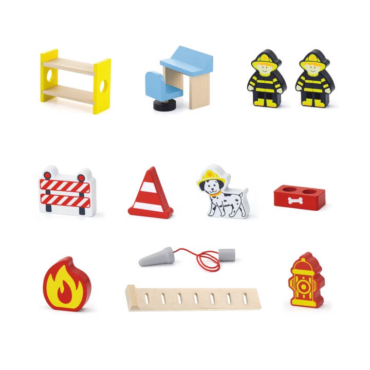 Trade Toys Limited - Wholesale Toy Set - Kids - Viga Fire Station with Accessories5