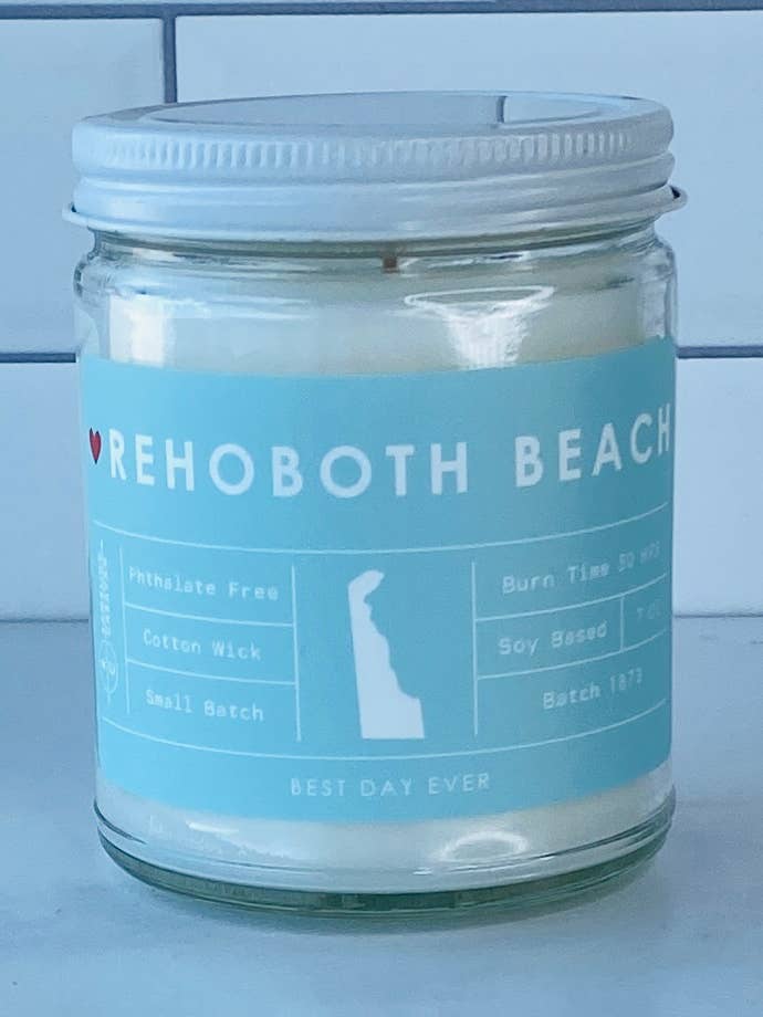 Rehoboth Beach, DE Candle for wholesale by Rambling Caravan