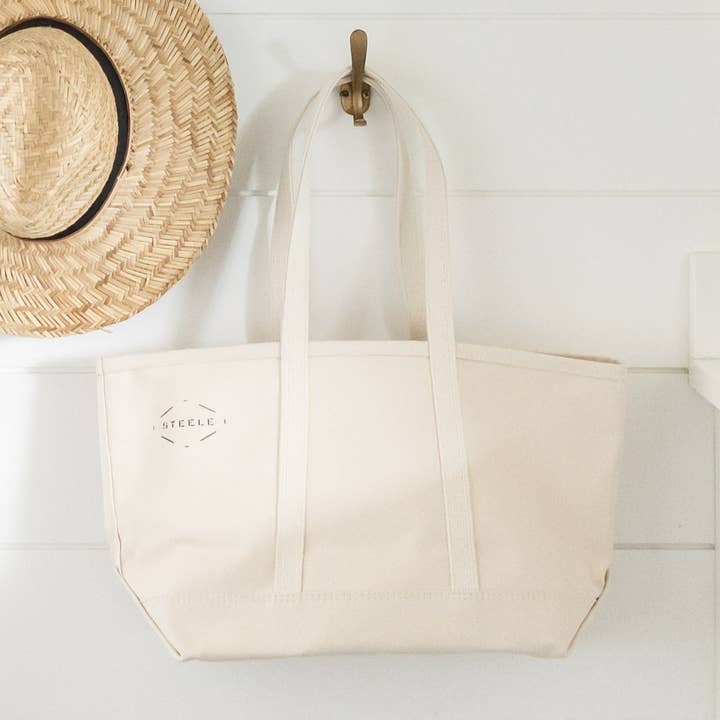 Natural Canvas Tote Bag - Small for wholesale by Steele Canvas Basket Corp.