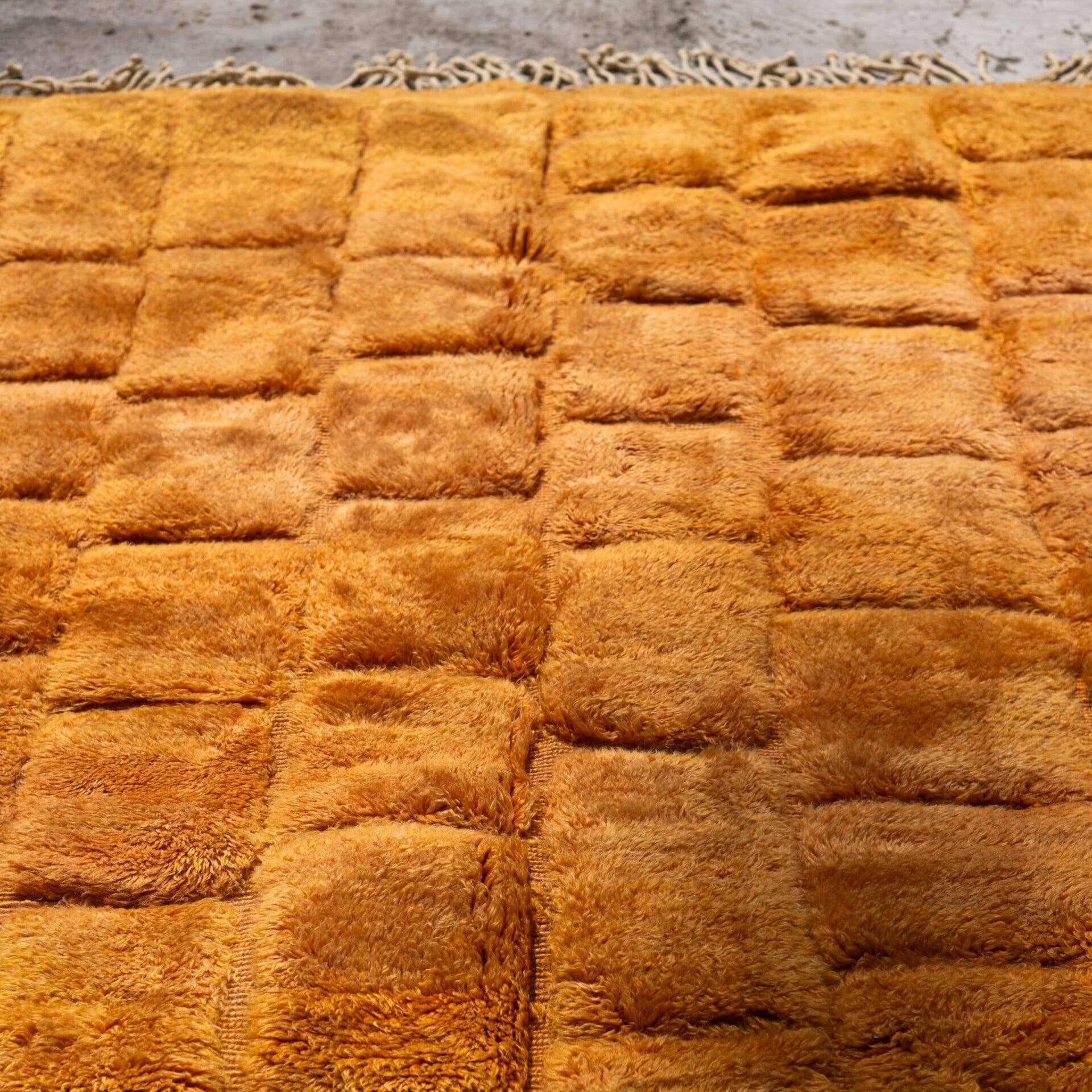 BerberNest - Wholesale Area Rug - Premium Hand tufted Golden Ochre Beni Mrirt Moroccan Rug1