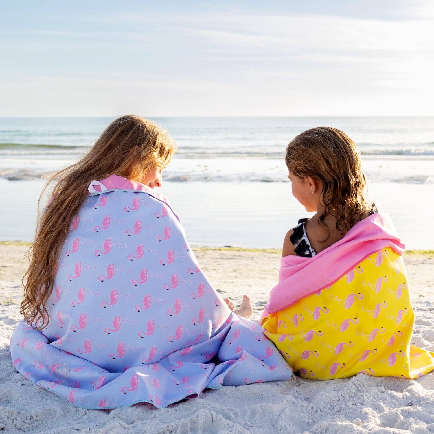 Surf and Racquet - Vendita all'ingrosso Telo mare - Asciugamano ad asciugatura rapida Flamingo3