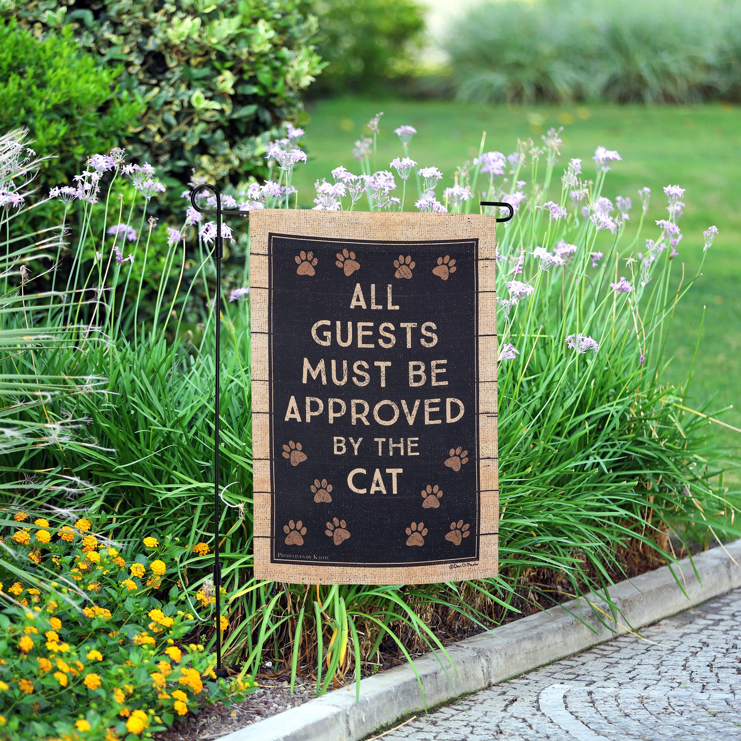 Primitives by Kathy - Wholesale Flag - Approved By Cat Garden Flag3