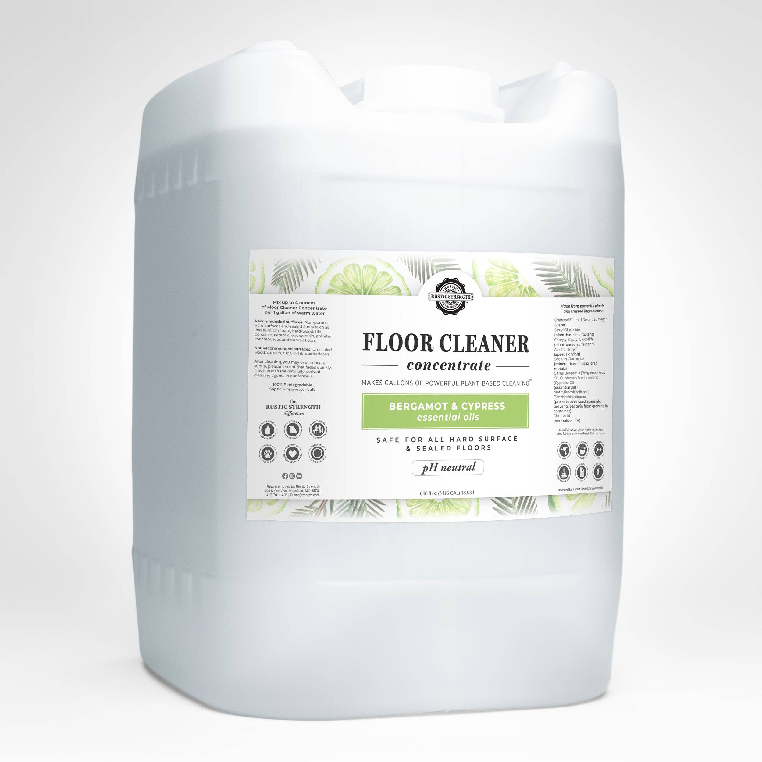 Rustic Strength - Wholesale Floor Cleaner - Multi-Surface Floor Cleaner | Concentrate9